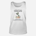 Badminton Therapie Herren Unisex TankTop, Spruch Motiv Tee