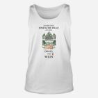 Einfache Frau Orgel und Wein Unisex TankTop, Lustiges Damen Tee