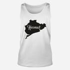 Heimatliebe Österreich Landkarte Unisex TankTop, Österreichische Fahnen Design