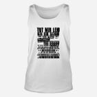 Herren Typografie Unisex TankTop Stadtsilhouette, Schwarz-Weiß Design