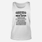 Liebe zum Vater Design Unisex TankTop, Statement-Tee für Töchter