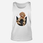 Lustiges 3D-Pudel-Durchbruch Unisex TankTop, Kreatives Design für Hundefans