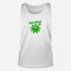 Lustiges Comic Virus Unisex TankTop Leck mich, Unisex Weiß