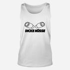 Lustiges Dicke Nüsse Unisex TankTop, Schraubenmutter-Design, Herren Humor Tee