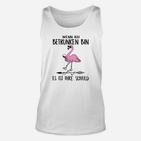 Lustiges Flamingo Unisex TankTop Wenn ich betrunken bin, Ihre Schuld