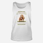 Lustiges Hunde-Unisex TankTop Persönlicher Stalker, Mode für Haustierfans