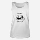 Motorrad Herren Unisex TankTop Alles Prima, Biker- & Motivshirt