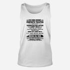 Personalisiertes Vatertochter-Unisex TankTop mit Spruch, Vatergeschenk