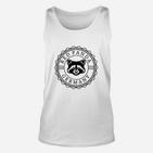 Red Panda Germany Herren Unisex TankTop, Weiß mit Tiermotiv