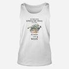 Rudern und Wein Liebhaber Damen Unisex TankTop, Ideales Geschenk für Weinliebhaberinnen