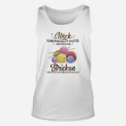 Stricken Glücks-Unisex TankTop für Herren/Damen, Lustiger Spruch für Strickfans