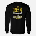 1954 Geburtsjahr Legenden Deutsche Deutschland Langarmshirts