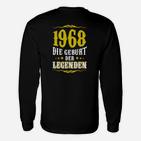 1968 Geburtsjahr Legenden Deutsche Deutschland Langarmshirts