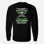 LKW-Fahrer und Vater Langarmshirts mit Spruch, Berufsstolz Tee