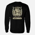 Schwarzes Langarmshirts Herren, Geburtsmonat Dezember Slogan