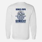 Bonus Papa Dankbarkeits-Langarmshirts mit emotionalem Text