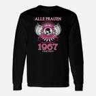 1967 Geburtstags-Langarmshirts für Damen, Vintage 1967 Motto