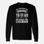 1969 Geburt von Legenden Langarmshirts, Achtundvierzig Lebensjahre Jubiläum