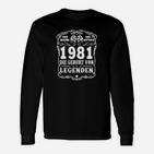 1981 Die Geburt Von Legenden Langarmshirts