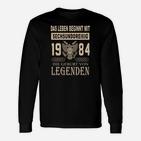 1984 Die Geburt Von Legenden Langarmshirts