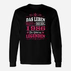 1986 Das Leuben Legenden Langarmshirts
