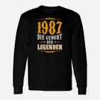 1987 Geburtsjahr Legenden Deutsche Deutschland Langarmshirts