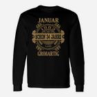 34 Jahre Großartig Geburtstags-Langarmshirts, Januar Jubiläum Edition