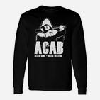 ACAB Grafik-Langarmshirts Schwarz-Weiß, Alles Cool, Alles Bestens Design