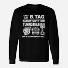 Am 8. Tag schuf Gott Tuningteile Langarmshirts, Lustiges Auto Tuning Langarmshirts für Herren