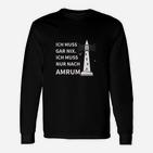 Amrum Leuchtturm Langarmshirts Ich muss nur nach Amrum, Urlaubsmotiv