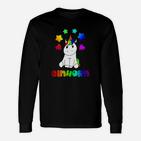 Beschränkung Sitzende Einhorn B Langarmshirts