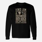 Bin 8 Tag  Gold Edition Langarmshirts