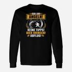 Bin Am Angeln Lustiges Für Bier Trinkende Angler Langarmshirts