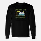 Camping Opa Im Herzen Jung Lustiges Langarmshirts für Großväter