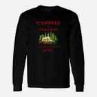 Camping Schokoladenseite Herren Langarmshirts, Natur und Spruch Motiv