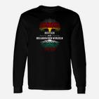 Deutsch-Bulgarisches Wurzeln Langarmshirts, Kulturelle Identität Design