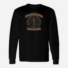 Echte Legenden Herren Langarmshirts, Vintage Design Schwarz