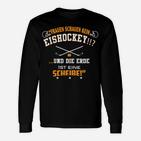 Eishockeyfrauen Erde Scheibe  Langarmshirts