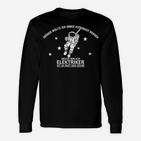 Elektriker-Astronaut Langarmshirts, Witziges Handwerker Spruch-Langarmshirts