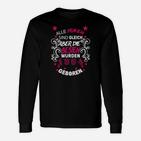 Frauen 1990 Geburtsjahr Motto Schwarzes Langarmshirts, Beste Geburtstag Tee