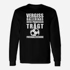 Fußballschuhe Prinzessin Langarmshirts, Schwarzes Damen mit Spruch