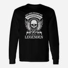 Geburt von Legenden 1964 Langarmshirts, Totenkopf & Flügel Design für Herren