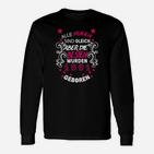 Geburtsjahr 1974 Damen Langarmshirts, Schwarzes Slogan Tee