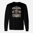 Geburtstagsshirt 1963 Vintage, Die Geburt von Legenden Tee Langarmshirts