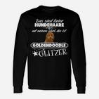 Goldendoodle Glitzerpelz Humor Langarmshirts, Hundeliebhaber Design