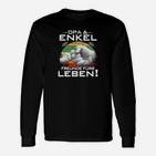 Großvater und Enkel Freundschafts-Langarmshirts, Verbundene Seelen für immer Tee