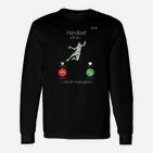 Handballer Anruf-Witz Langarmshirts, Lustiges Handball ruft an Design