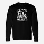 Herren Langarmshirts: Urlaub ohne Hund ist nur Strand, Lustiges Hundeliebhaber Langarmshirts