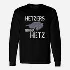 Hetzer's Gonna Hetz Panzer-Themen Langarmshirts für Militärfans