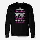 Ich Bin Ein Tatowiertes September Frau Langarmshirts